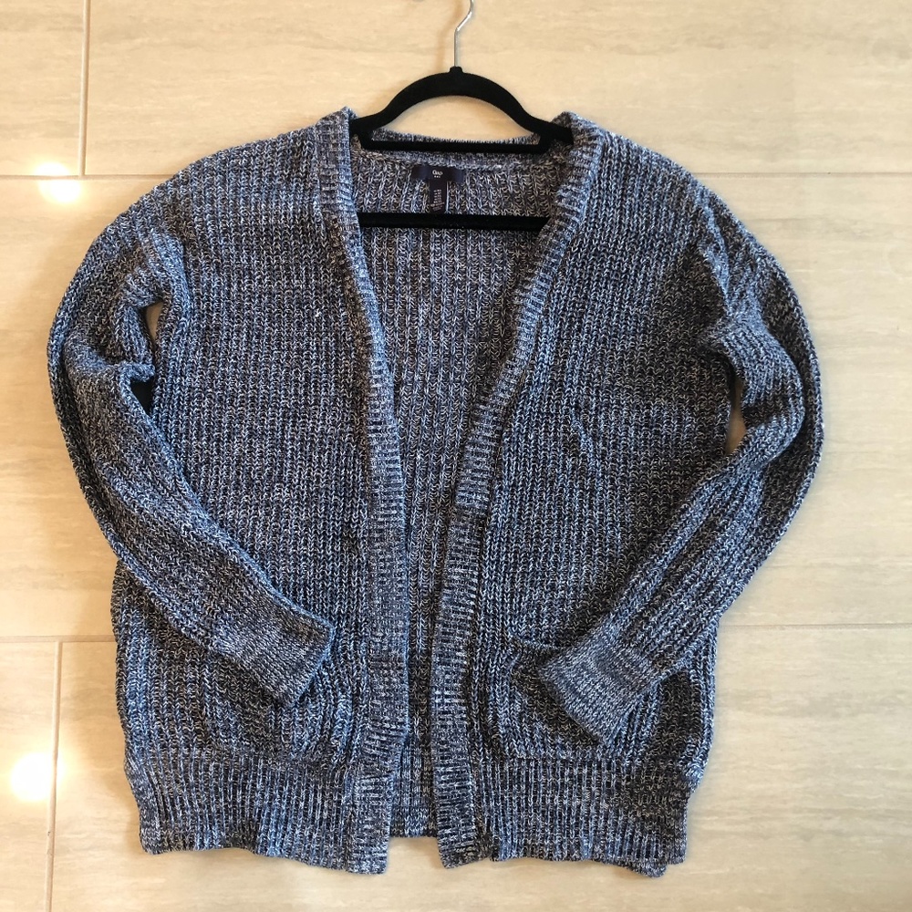 Gap | Open Front Cardi Sweater in Blue Size XS